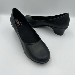 Safe T Step Womens SZ 10 W Black Slip Resistant Pumps Heels  Professional Work